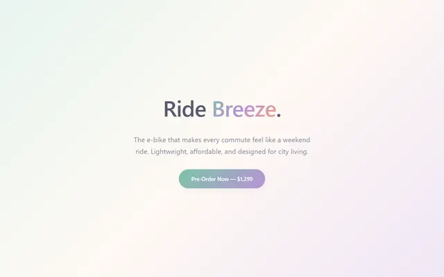 an e-bike startup — pastelsoft style preview