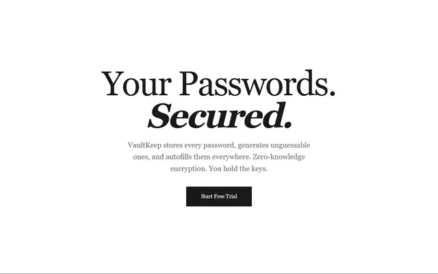a password manager — edserif style preview