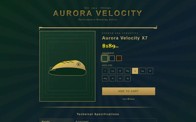 performance running shoes — artdeco style preview
