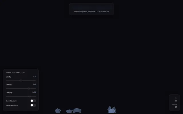 a soft-body physics playground — glassdark style preview