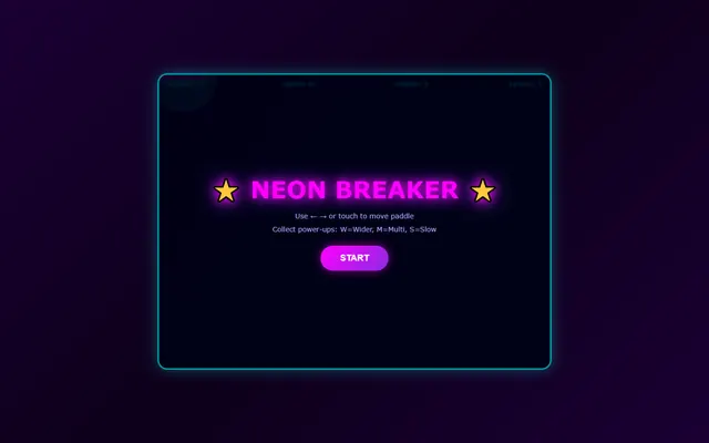 a brick breaker with power-ups — y2k style preview